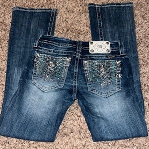 Miss Me boot cut women jeans. Size 26, inseam 31. Like new, perfect condition.